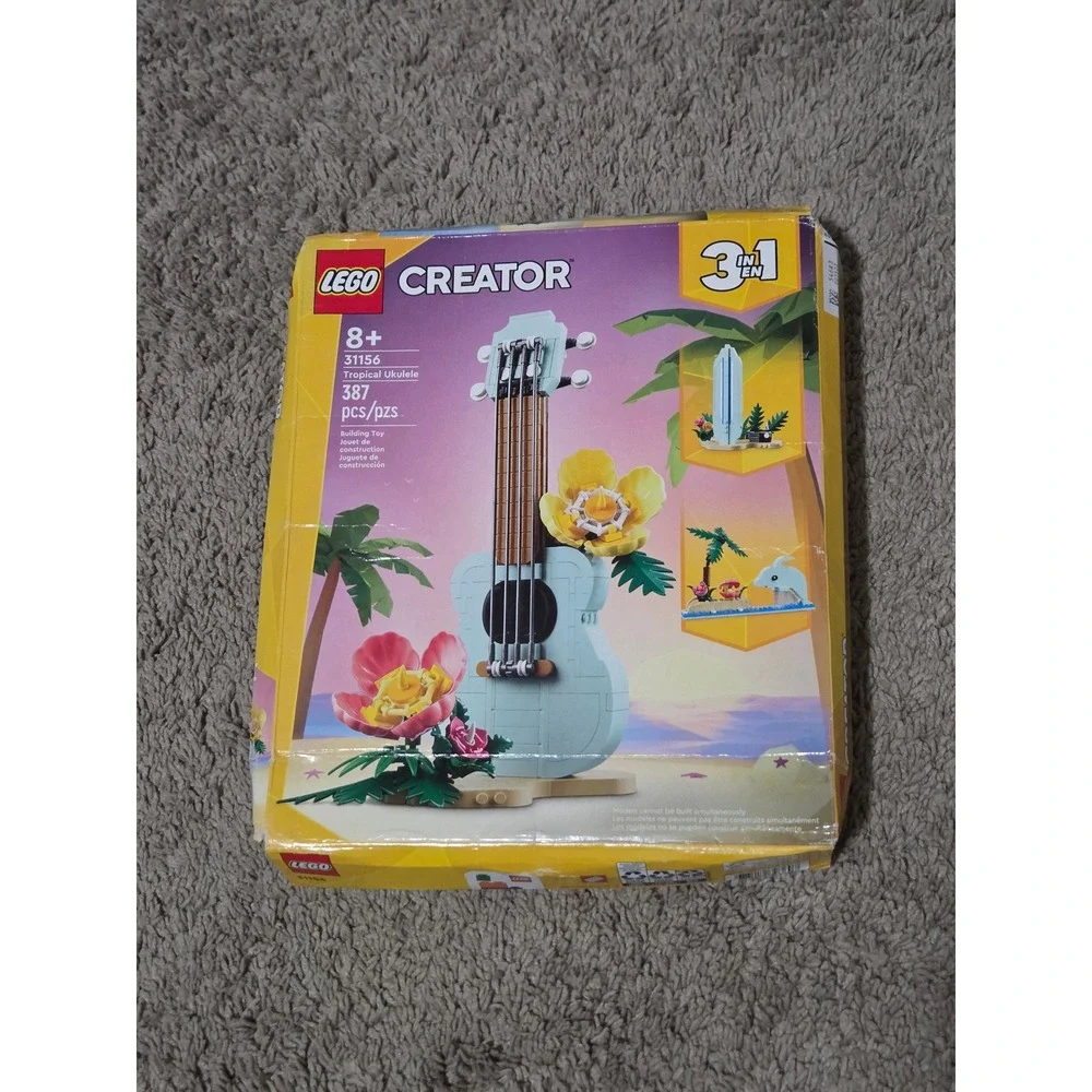 LEGO Creator 3-in-1 Ukulele‎ & Flamingo Bundle – New, Unopened (Damaged Box) - Picture 4 of 7